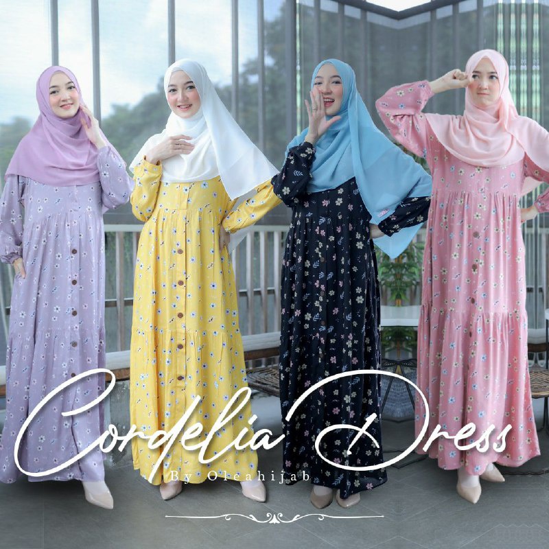 GAMIS RAYON CORDELIA DRESS BY D'Olea