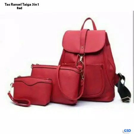 Tas ransel taiga 3in1/paket tas wanita multifungsi/ransel punggung murah/backpack ransel stylish