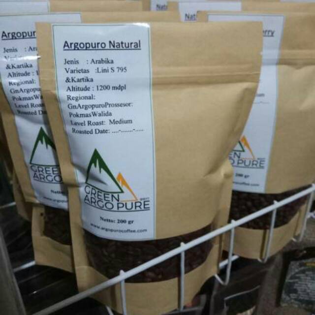 

Kopi Argopuro Arabica Natural (Roasted Beans 200gr)