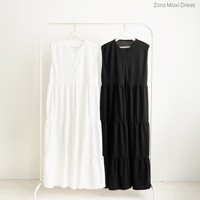 INNER DRESS busui [GAMIS KUTUNG] resleting depan murah