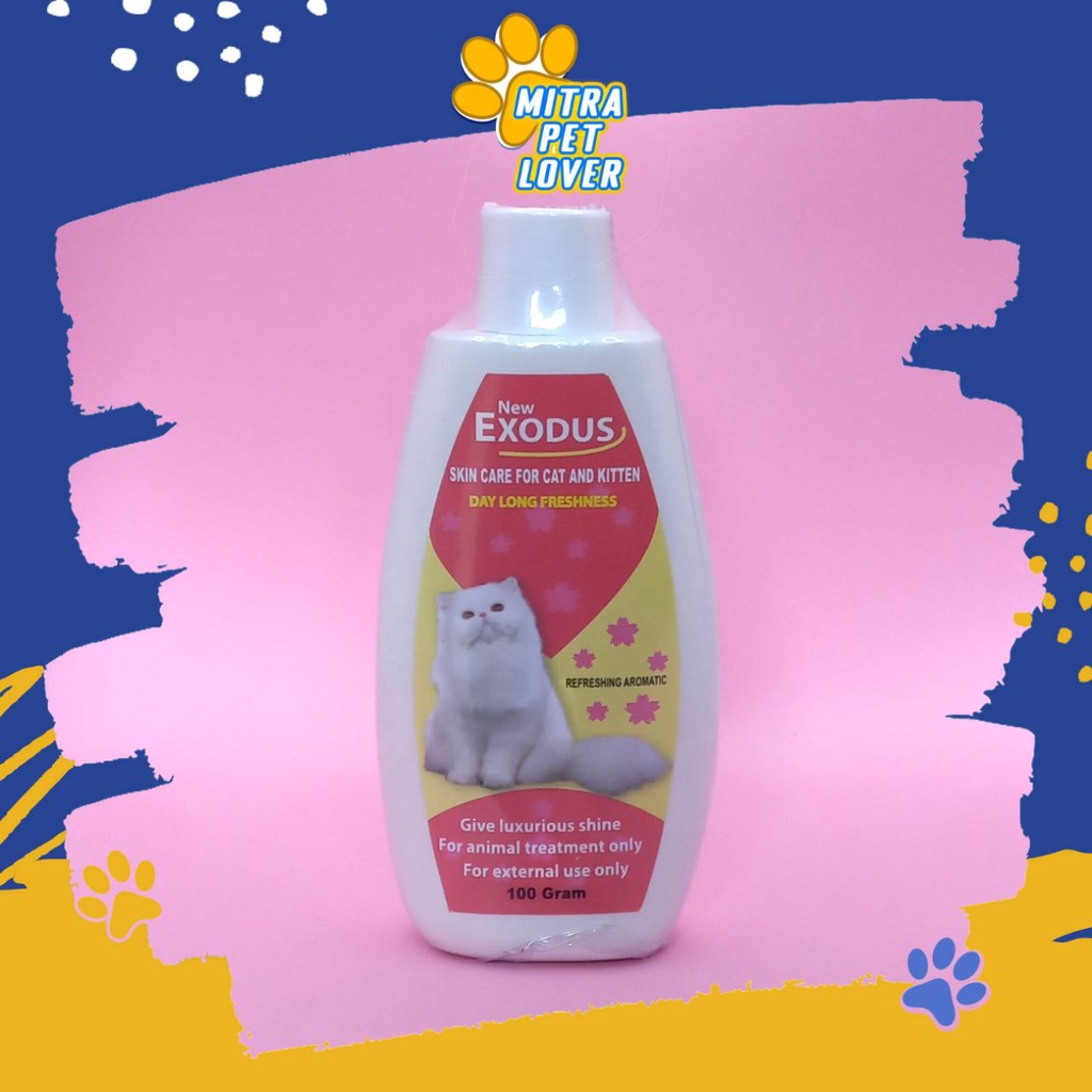 BEDAK KUCING - EXODUS TALK POWDER BUBUK ANTI FLEA KUTU CAPLAX TICK CAT 100 GRAM ORIGINAL PET ANIMAL PLANTS HEALTHCARE AND VETERINARY TAMASINDO OBAT PERAWATAN KESEHATAN DAN VITAMIN TUMBUHAN TANAMAN HIAS TERNAK HEWAN BINATANG PELIHARAAN MITRAPETLOVER