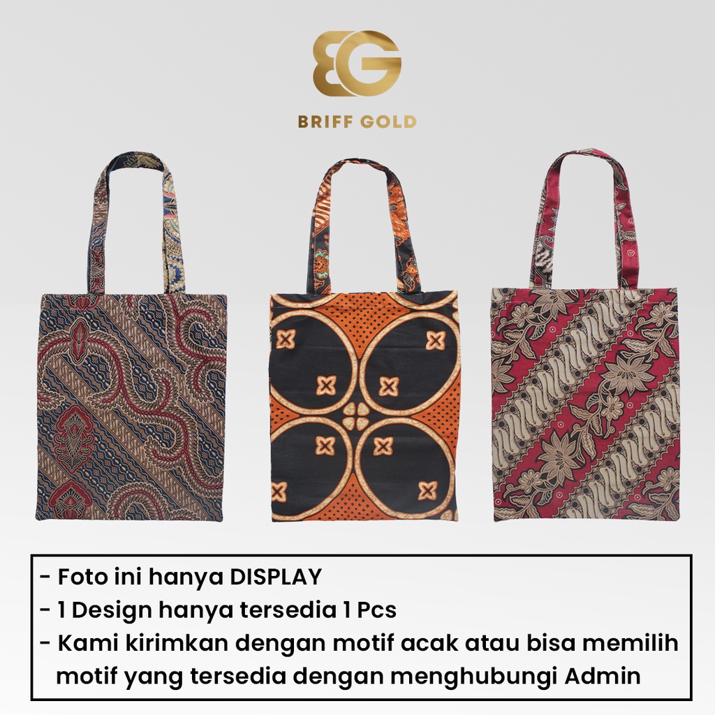 Tote Bag Batik Briffgold Termurah