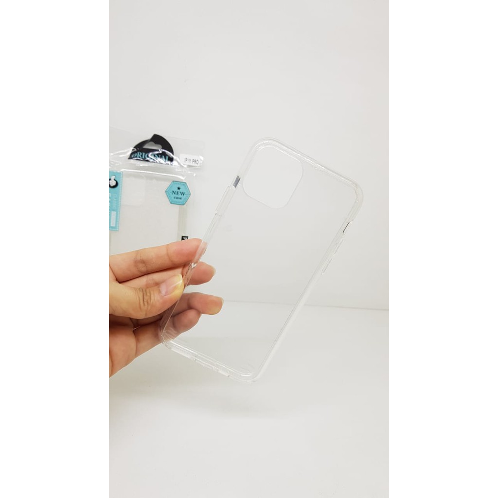 Crystal Case iPhone 11 Pro 5.8 Inch Ultra Clear List Karet Anti Scratch iPhone A2215 Semi Hardcase