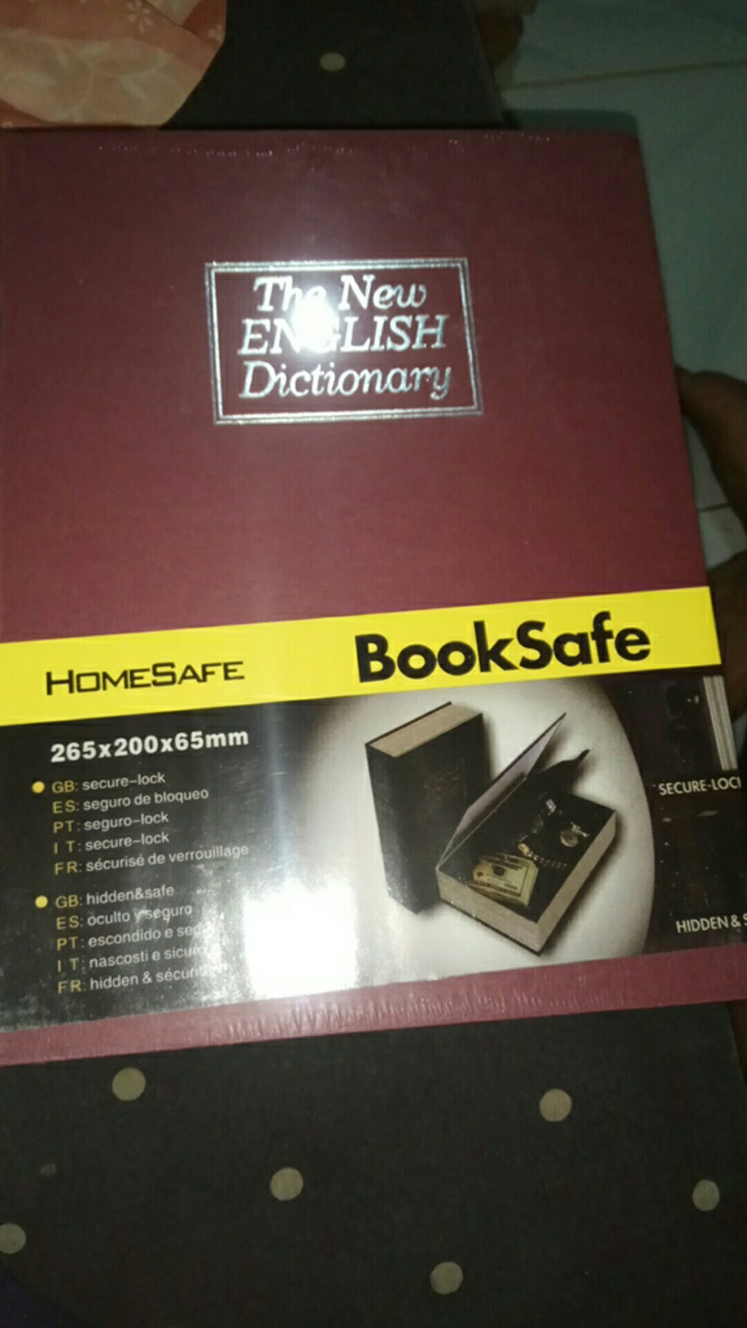 Berangkas Buku Ukuran Jumbo Besar Big Size Brankas Berankas Brangkas Safe Lock Box Penyimpanan Uang