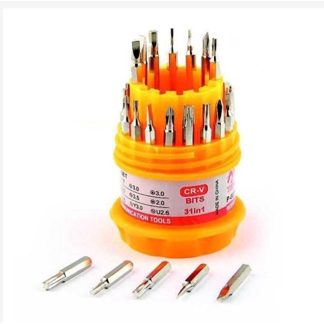 Obeng Set Multi 31 in 1 MINI Screwdriver Handphone Elektronik Laptop Obeng Set Telur