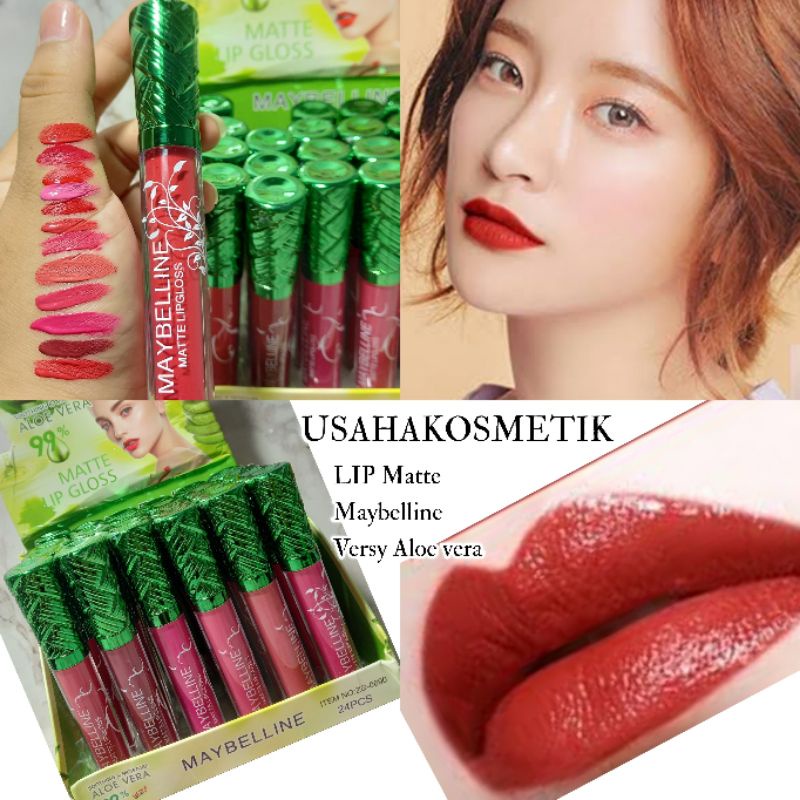 PROMO HRG 18PC LIPSTIK | LIP GLOSS MATTE MAYBELLINE WATERPROOF 24JAM H.PER18PCS NO  ZG-0690