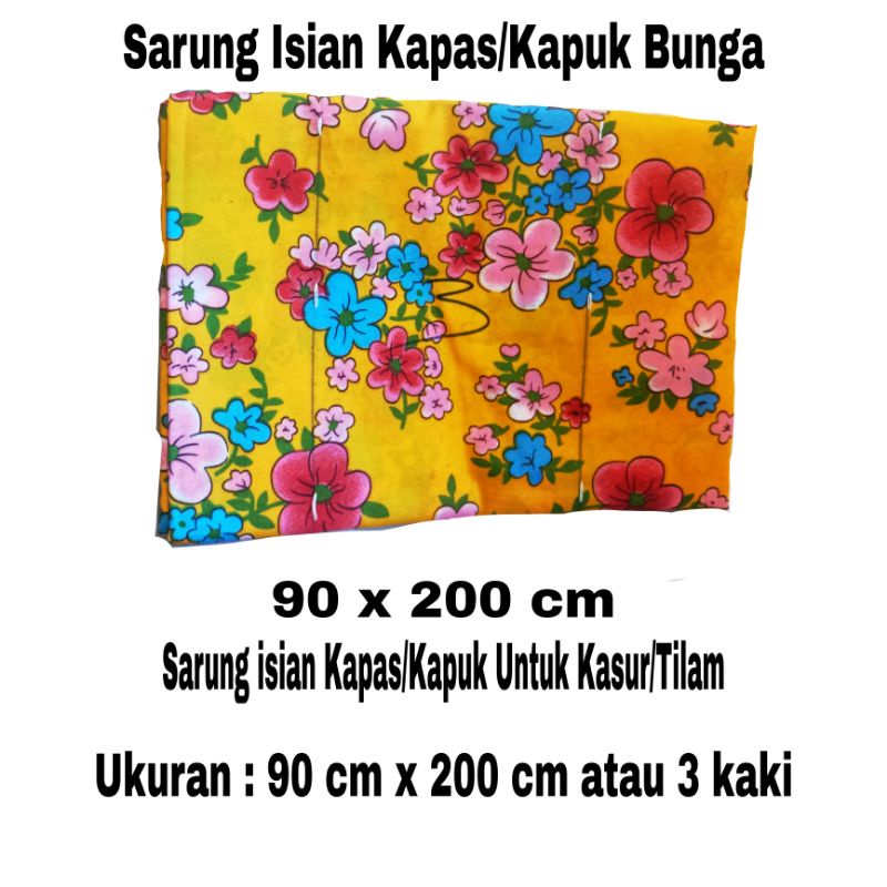 3 kaki/ Sarung Kasur / Tilam - Untuk Isian Kapas/Dakron