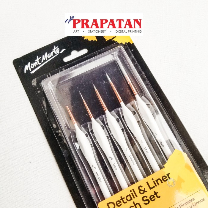 

Mont Marte Detail & Liner Brush set 5 pcs RTO27