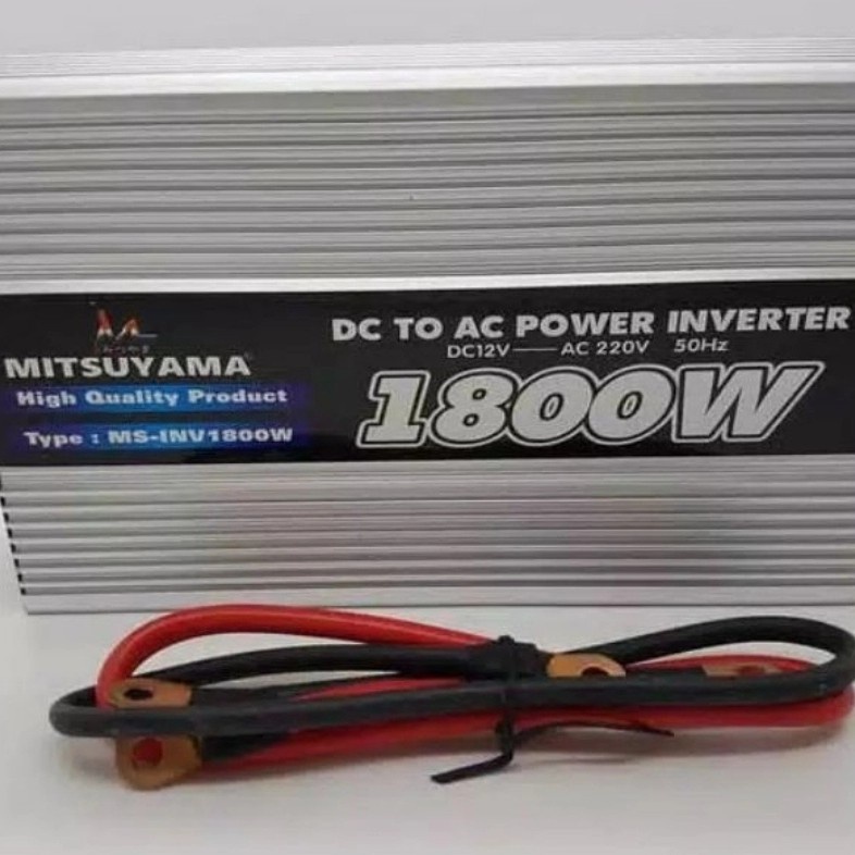 COD Power Inverter 1800 watt DC to AC  Merk MITSUYAMA + USB 5v MS-INV1800W