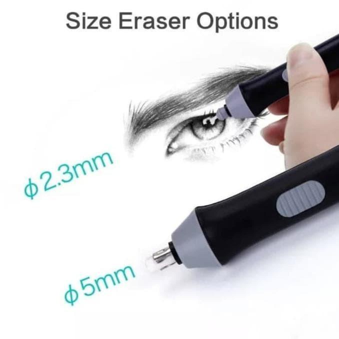 

Triple W Electric Rubber Eraser Alat Penghapus Pensil Otomatis+Refill Berkualitas