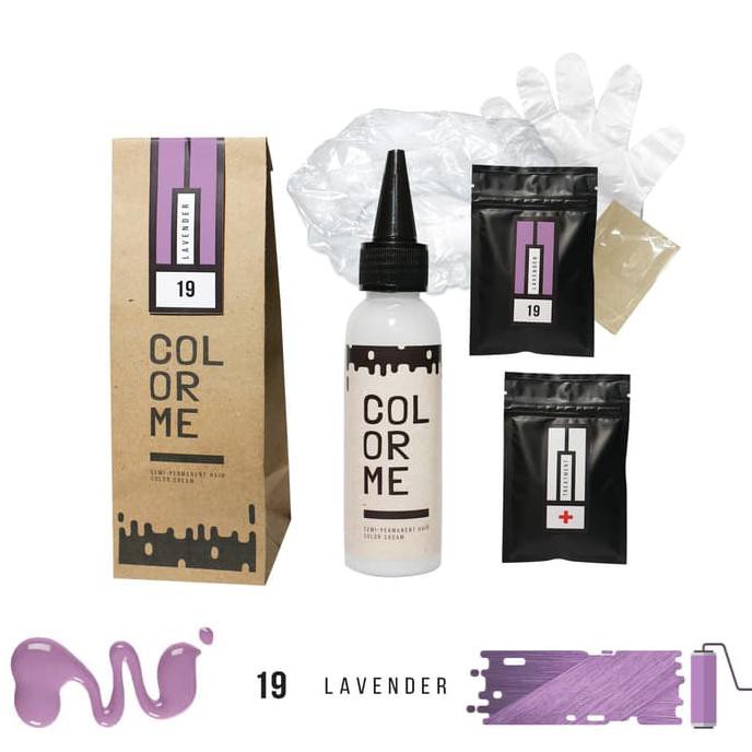 COLOR ME LAVENDER hair color cream / cat pewarna rambut