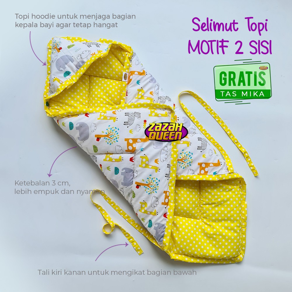 Selimut Topi Bayi Selimut Bayi Baby Blanket - ST27