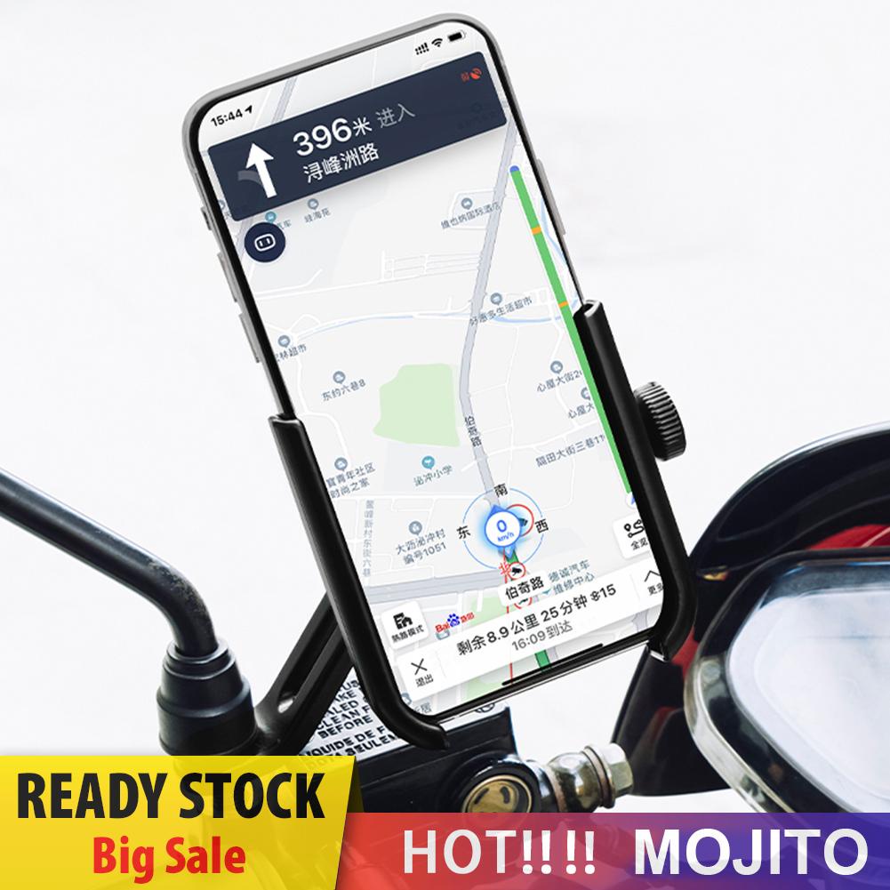 Bracket Penyangga Handphone Dengan Model Dapat Berputar 360 Untuk Sepeda / Motor