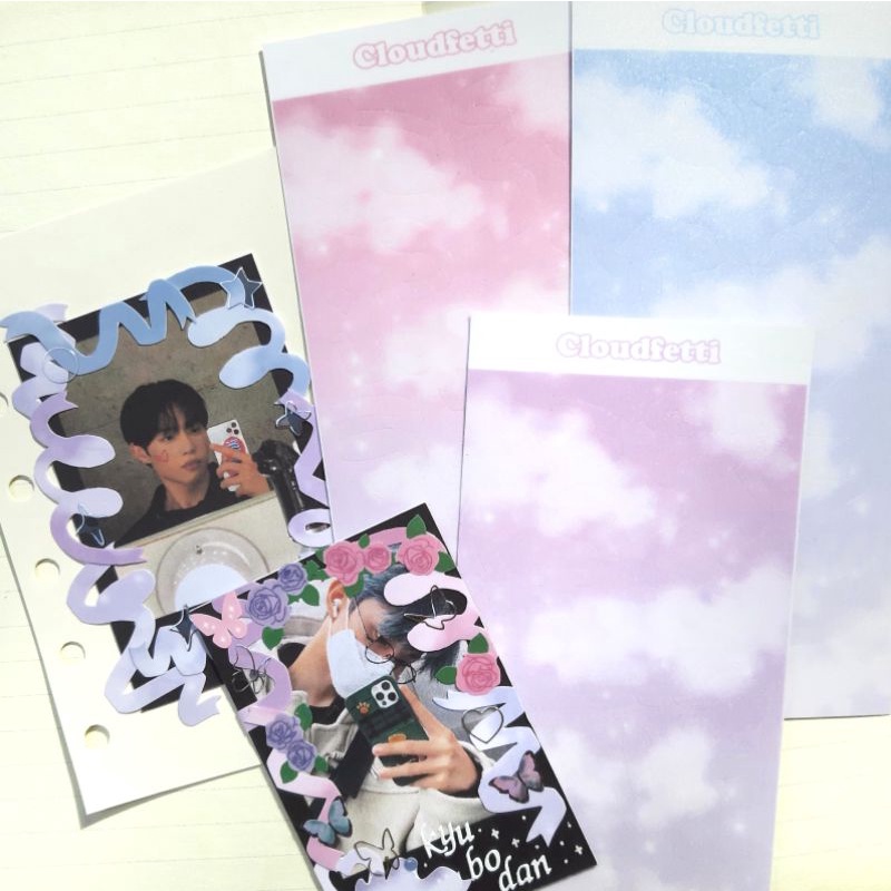 

Sky Clouds Confetti Deco Stickers (Hologram Sparkle & Glitter) | Pikku Lab