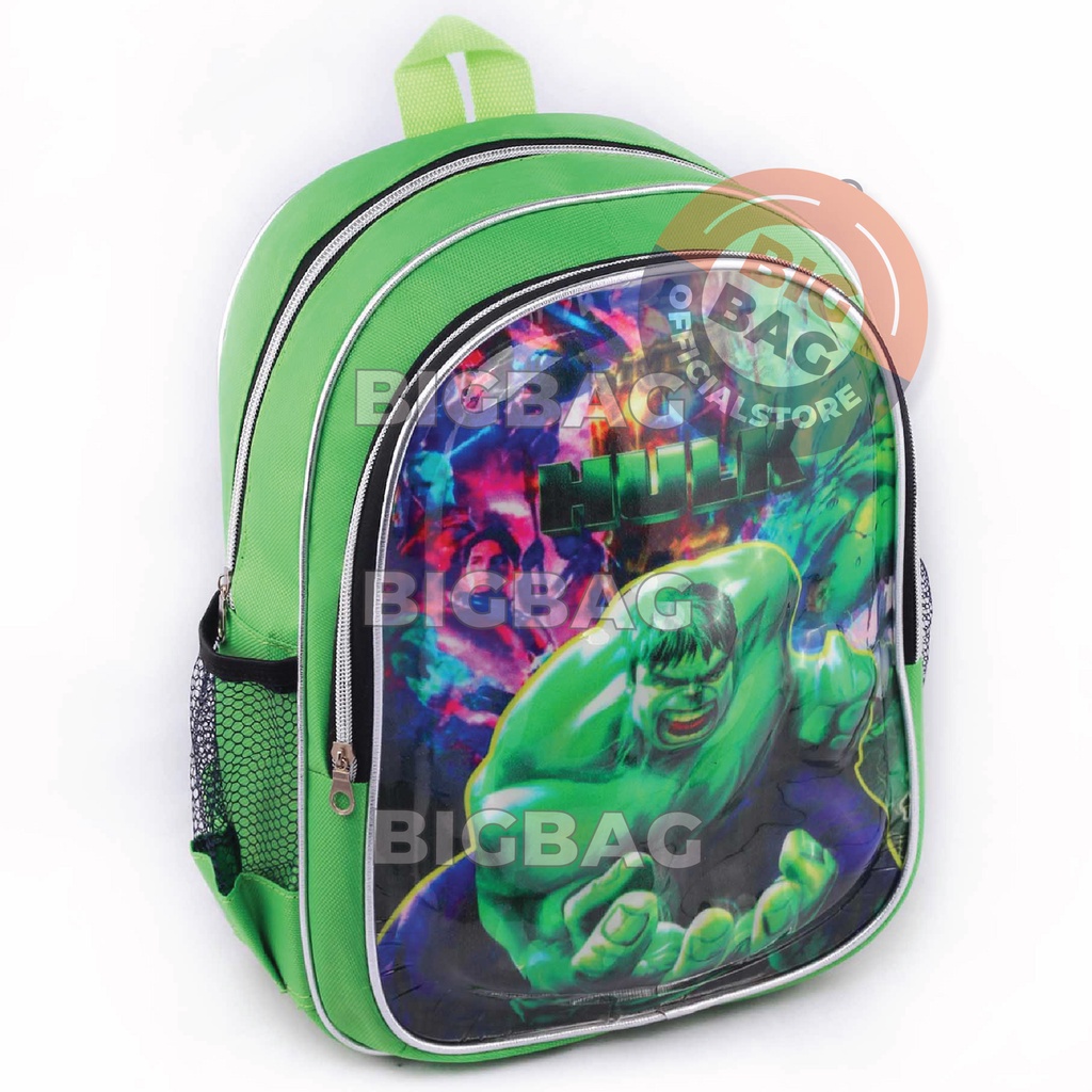 PTS - RANSEL EMBOSS HULK - RANSEL SEKOLAH ANAK COWO - RANSEL COWO - TAS SEKOLAH ANAK TIMBUL