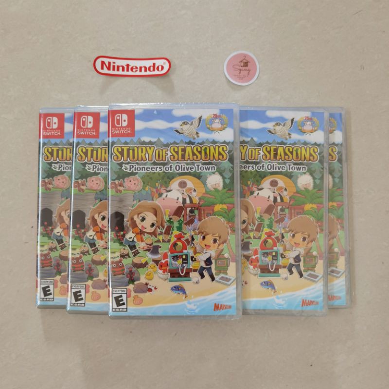 STORY OF SEASONS: Pioneers of Olive Town Nintendo Switch Kaset Season Pioneer