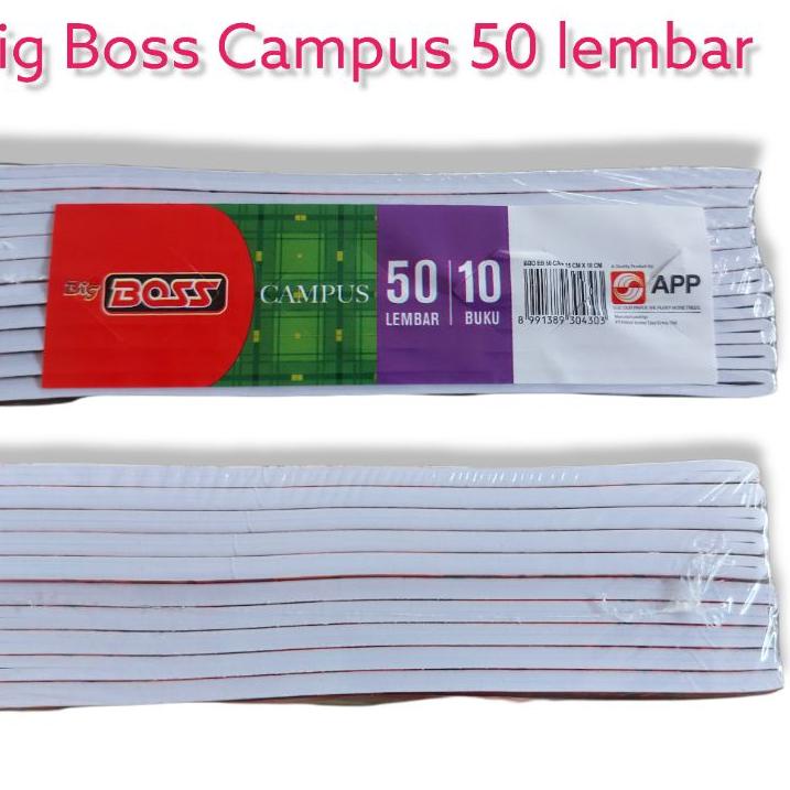 

Promo - Buku Tulis Big Boss Campus 50 Lembar 1pak isi 10 buku