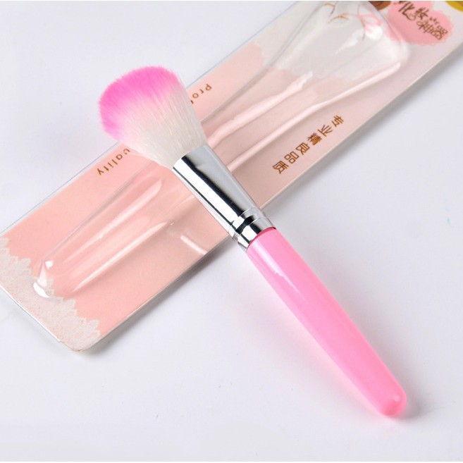 Kuas Make up Brush on  Blush On Dengan Gagang