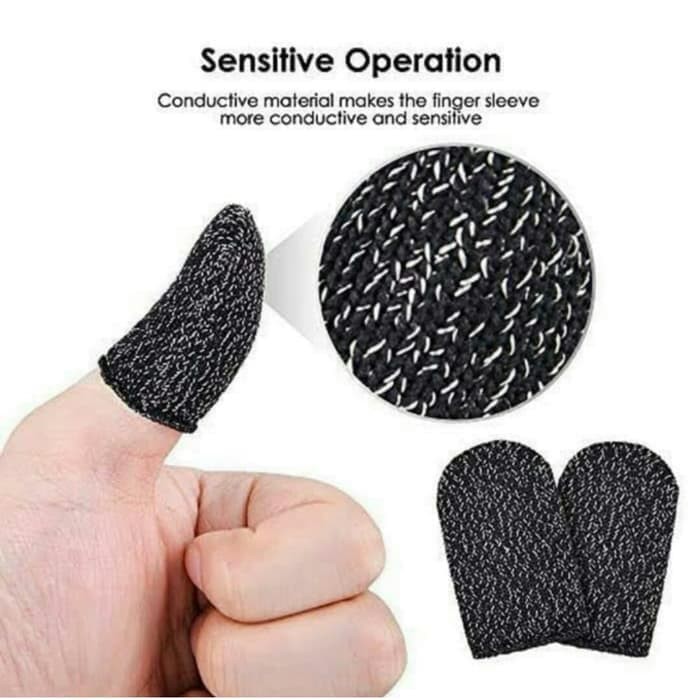 Sarung Jari jempol untuk main PUBG ML COD MOBILE GAME Gamepad HP Stick