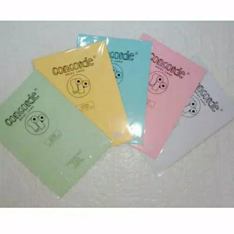 

Concorde brief card A4 160 gram (210 x 297mm) BRIEF CARD