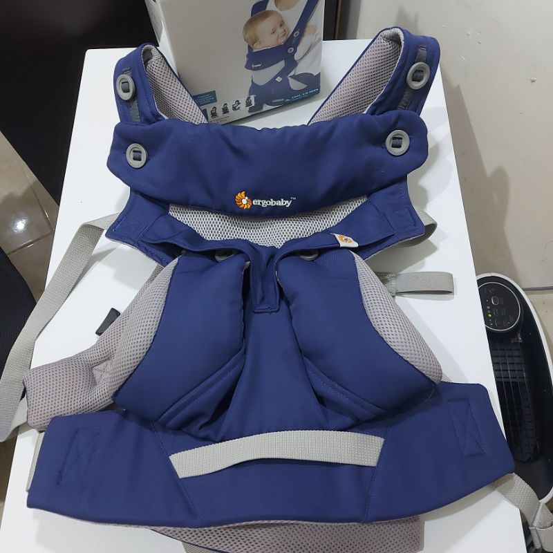 ERGOBABY 360 CARRIER COOLAIR FRENCH BLUE