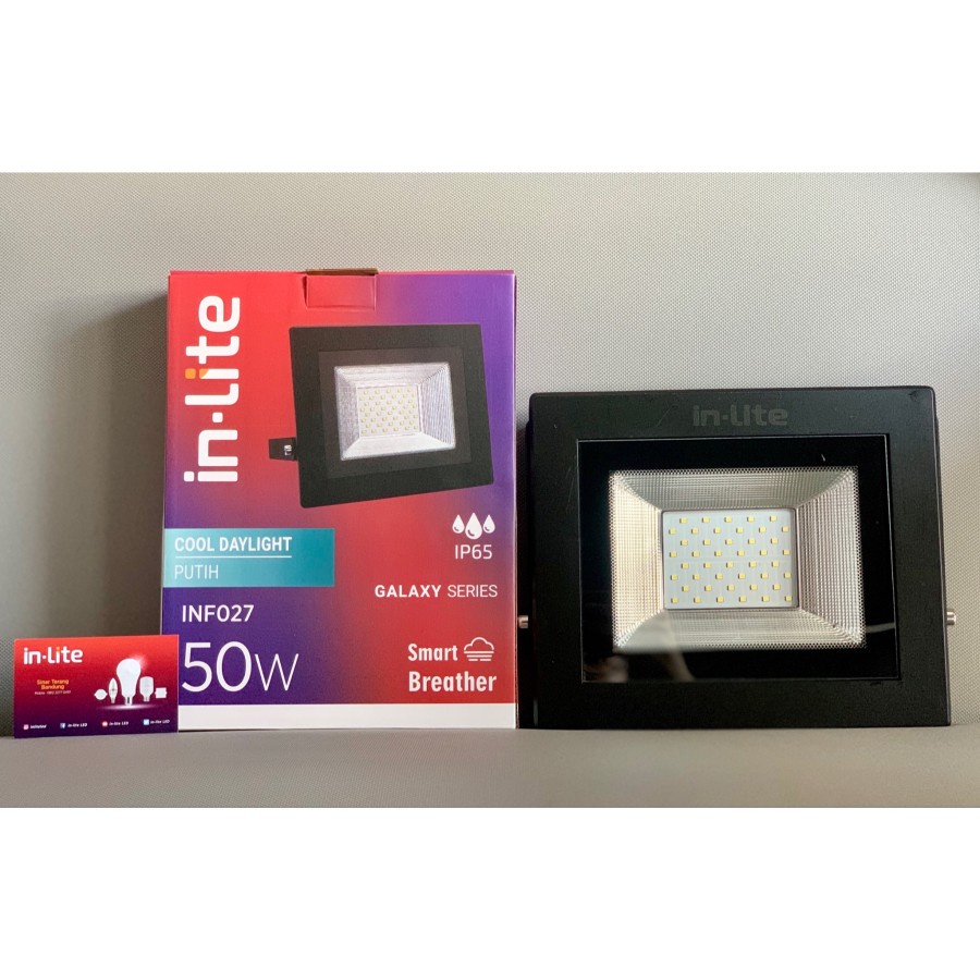 LAMPU SOROT LED FLOODLIGHT INLITE 50W 50 WATT - INF027