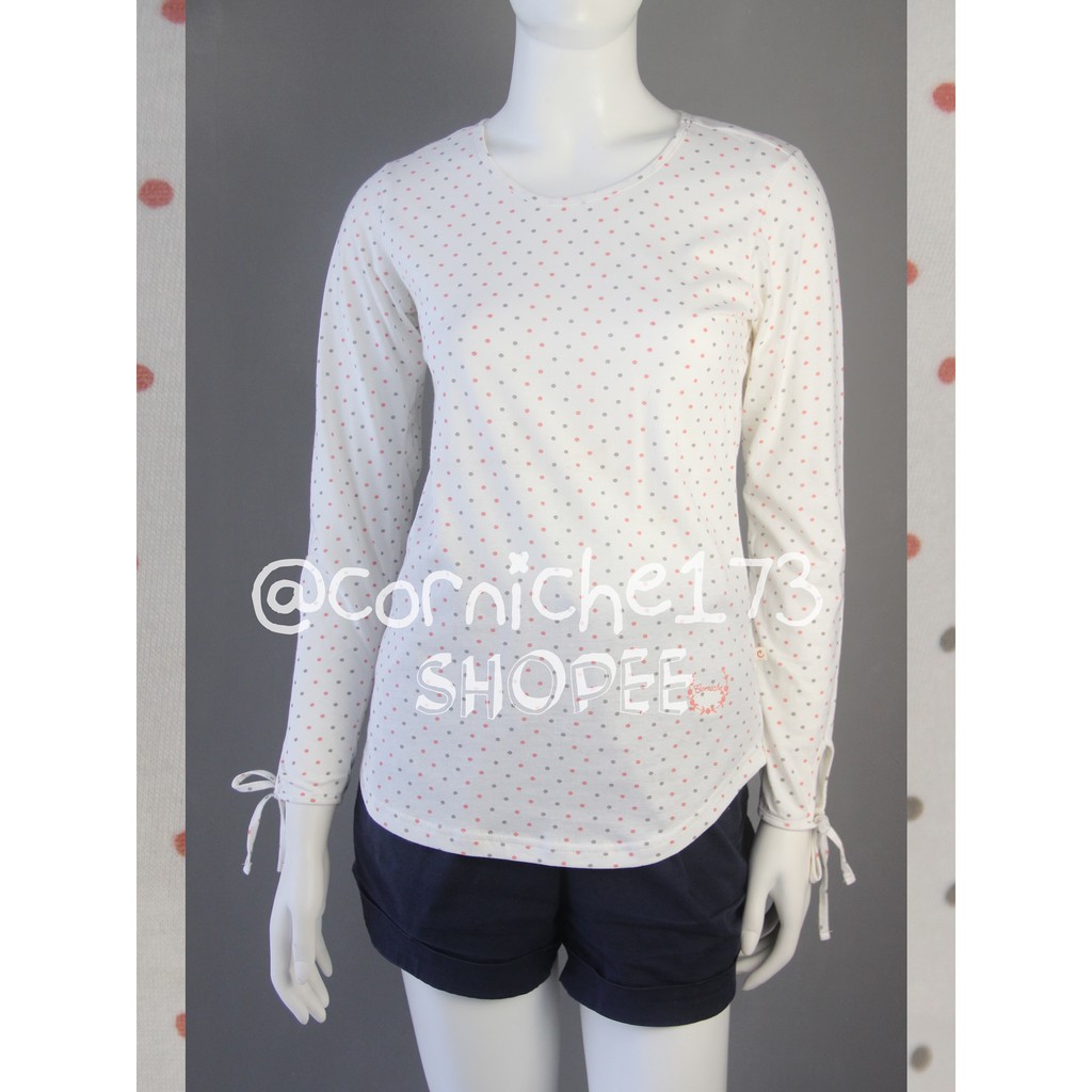 Corniche Knot Sleeve Tee Off White - TH231186