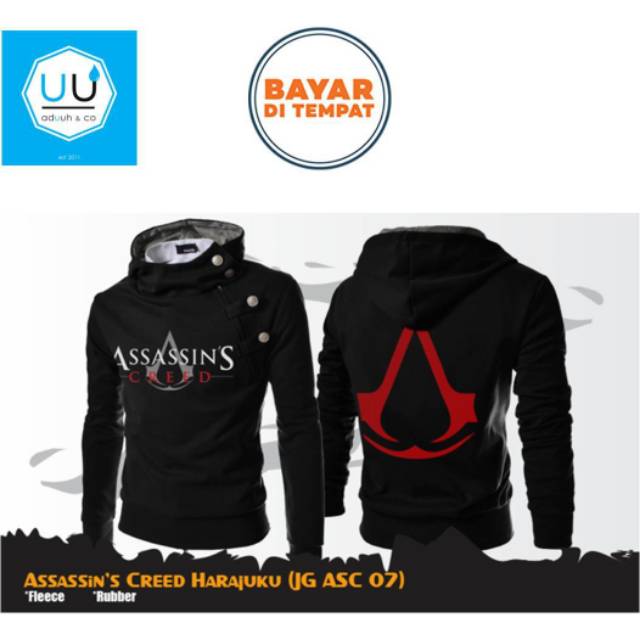 Jaket Anime Assassin's Creed Harajuku Black