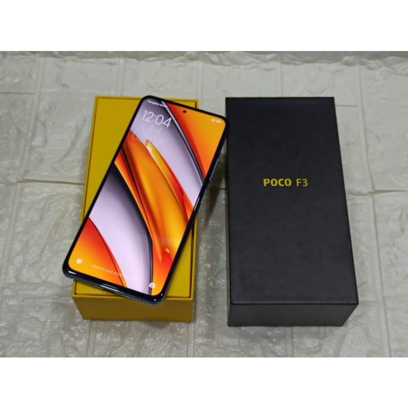 Poco F3 8/256 Biru Second Super Mulus