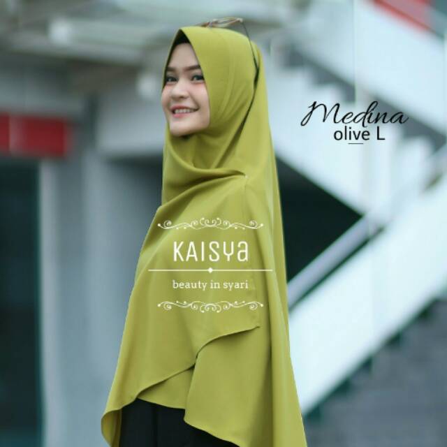KAISYA "MEDINA KHIMAR OLIVE "