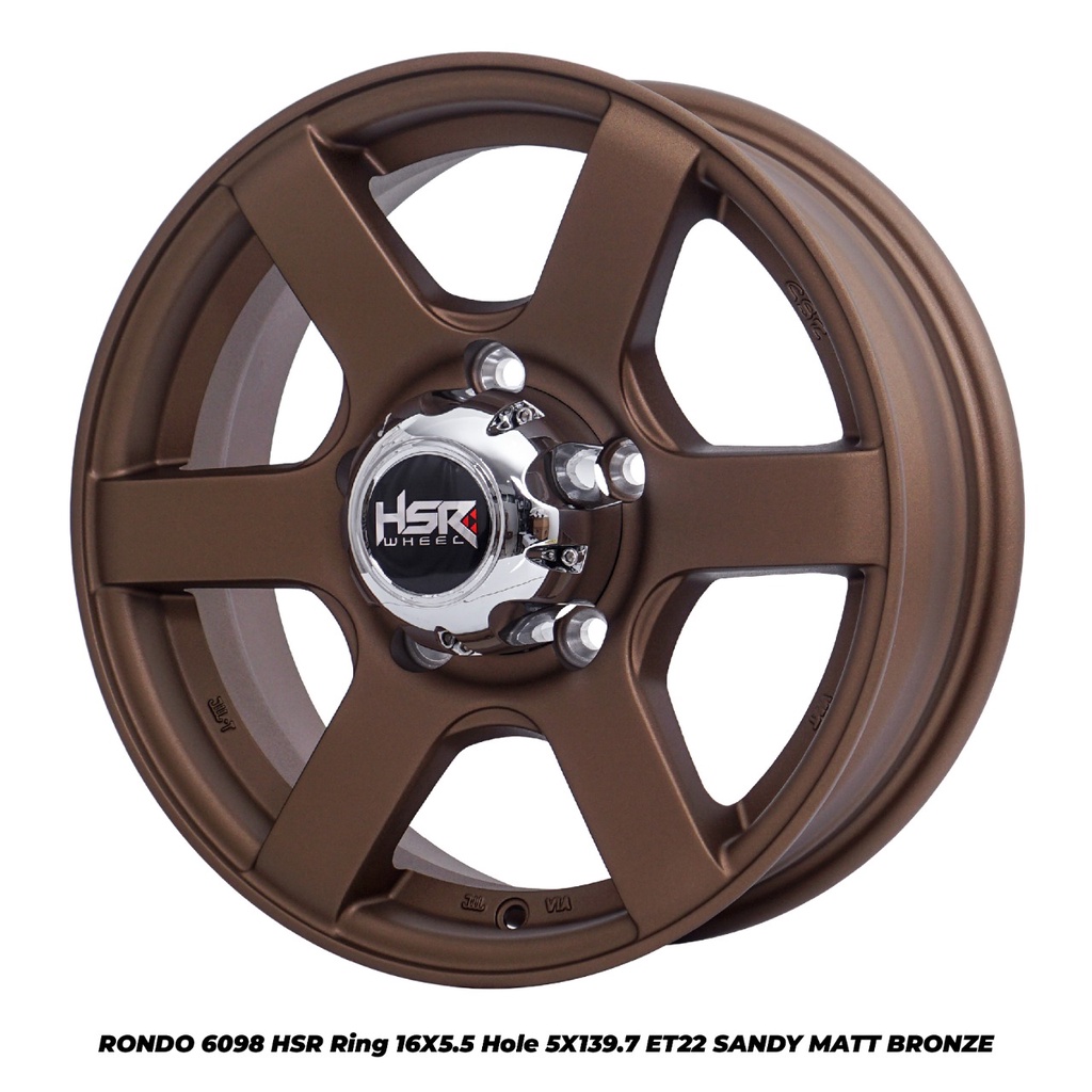Velg Mobil HSR RONDO 6098 Ring 16 Pelek Racing Katana Jimny Feroza Taft