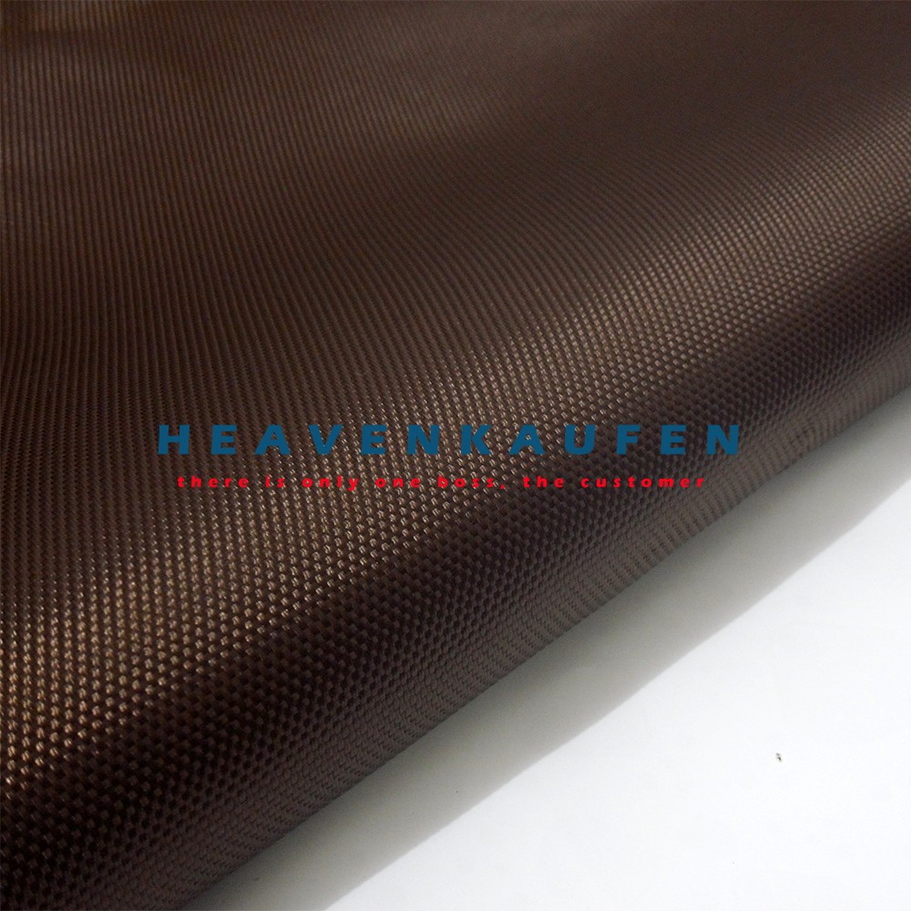 Bahan Kain Tas Polyester 1680D Warna Coklat Meteran