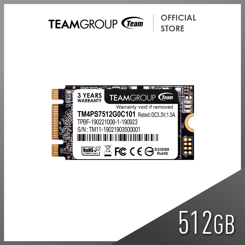 Team Group SSD M2 Sata 2242 512GB MS30