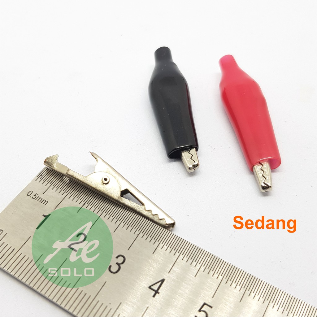 Capit Buaya Alligator Clip Kecil Sedang Besar