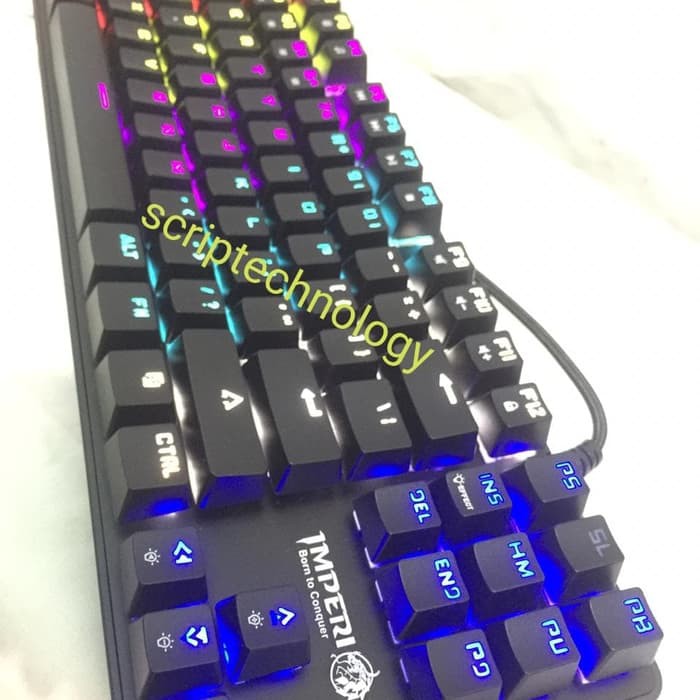 Imperion Trooper 7 RGB Mechanical Gaming Keyboard Blue Switch Imperion Mech 7