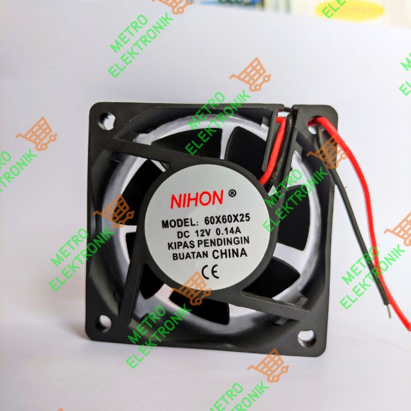 kipas dc 6x6 12v