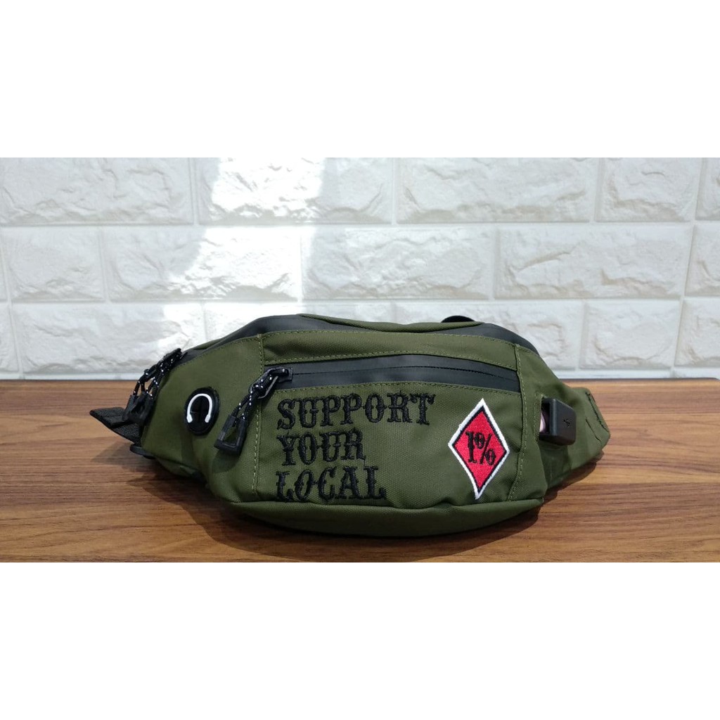 Waistbag Official Merchandise Bikers Brotherhood 1 % MC Indonesia