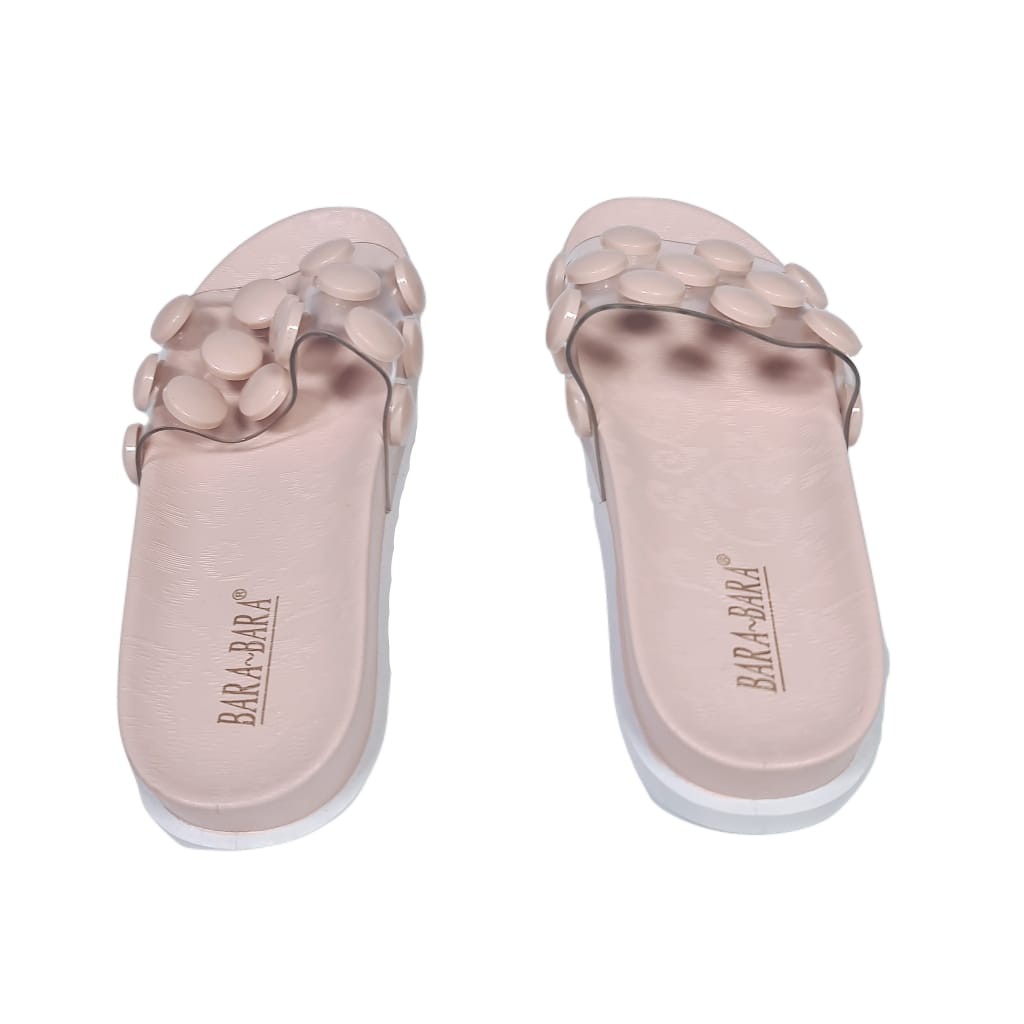 jelly sandal wanita barabara  wedges slide karet import bara bara cewek WS892A-KMK15