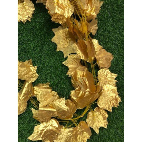 MBD Daun Anggur  Rambat Emas / Daun artifical / Daun garden / Daun Dekorasi / DD-06 / 1lusin «