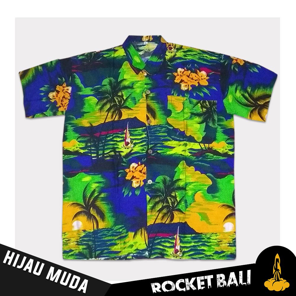 Baju Kemeja Pantai Hawai - Kemeja Pantai Bali - Kemeja Pantai Pria - Baju Pantai Hawai Modis Terbaru