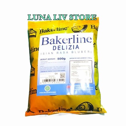 

Bakerline Delizia Blueberry 500 Gr Selai Blueberi