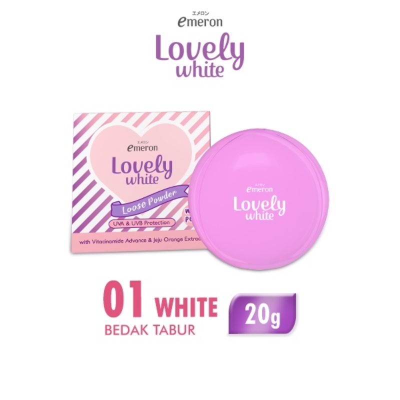 EMERON LOVELY WHITE BEDAK TABUR 20GR - 01 WHITE