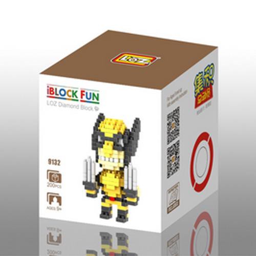 Nano Loz Block Blocks Micro Diamond X Men Xmen Wolverine Storm Cyclops Magneto Toys Toy Mainan