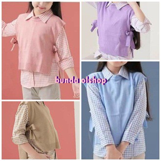 rompi andien anak-rompi rajut anak perempuan