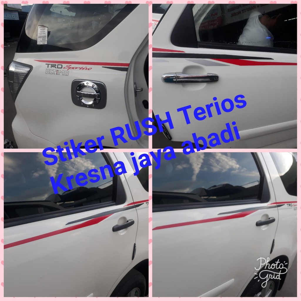 Stiker Rush Terios