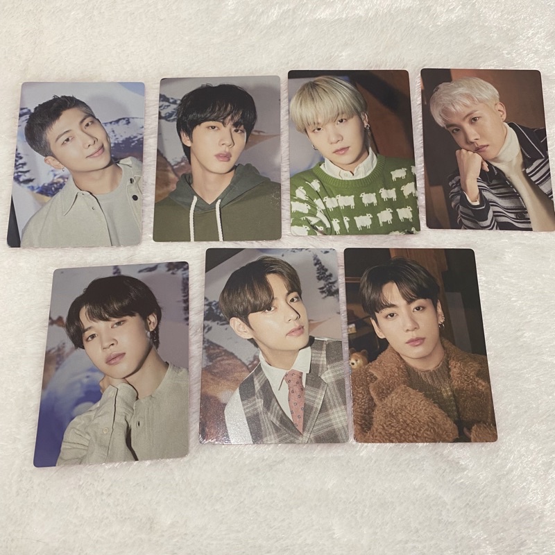 READY BTS little wishes holiday OFFICIAL christmas photocard PC Mpc selca selfie rm jin suga jimin j