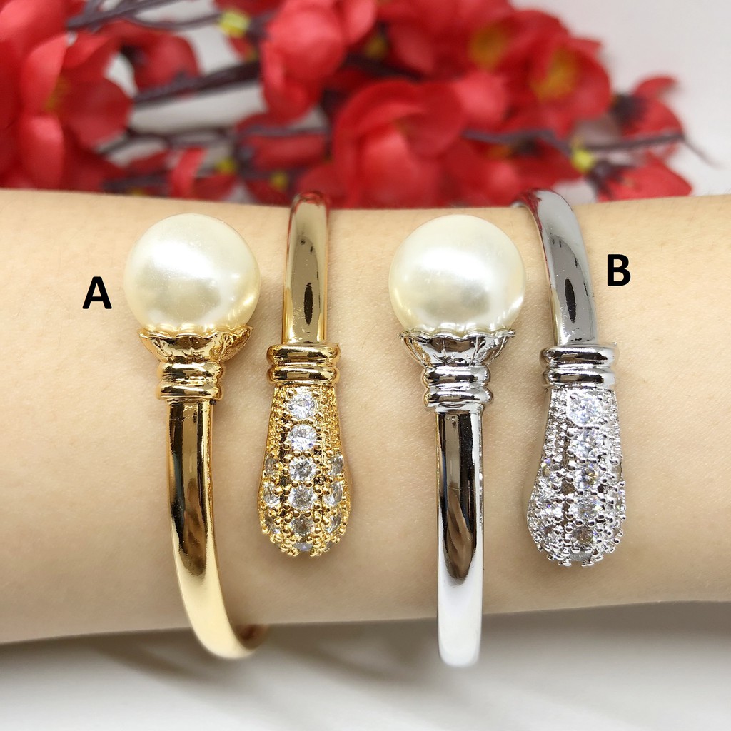 Gelang Bangle Mutiara Pearl Imitasi Xuping - BB200