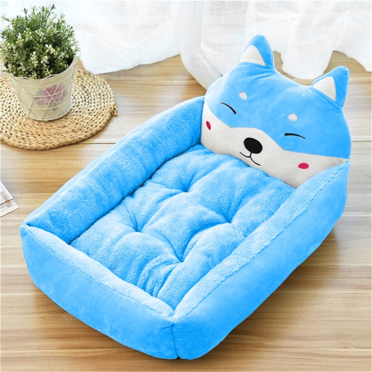 Tempat Tidur Kucing Bulu Hangat Dan Premium/Kasur Kucing Karakter Kepala/Ranjang Kucing/Rumah Kucing /Alas Tidur Kucing/Cat Bed/Tempat Kucing Dan Anjing/Kandang Kucing Murah/Perlengkapan Kucing Dan Hewan Peliharaan