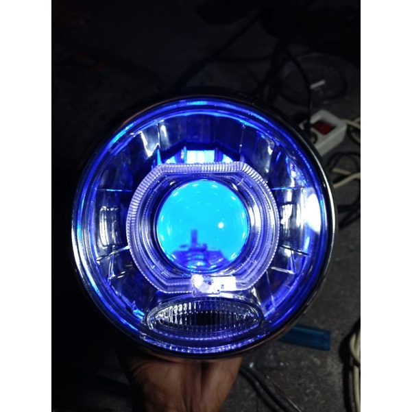 lampu depan NINJA Rx-king Tiger lama 7inch set lampu biled projector ukur 2,5inch  lampu TIGER 7inch