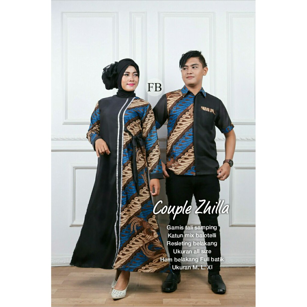 GROSIR BATIK GAMIS COUPLE ZHILLA